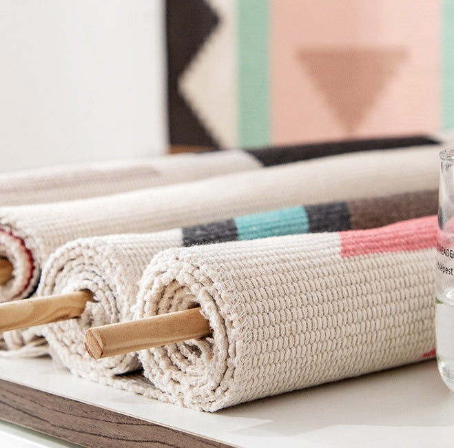 Tapis Mural Tissé à la Main