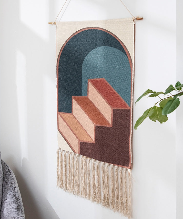 Tapis Mural Tissé à la Main