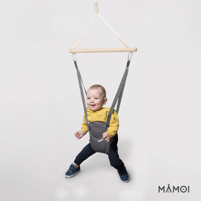 Balancelle suspendue bébé MAMOI Jumper (6- 24 mois) avec harnais et crochet