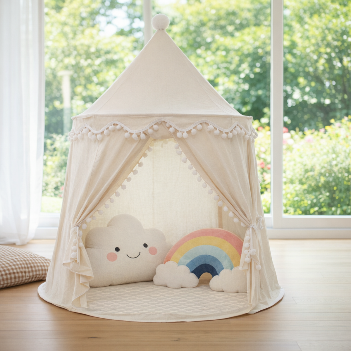 Tente Enfant Château de Fée avec tapis