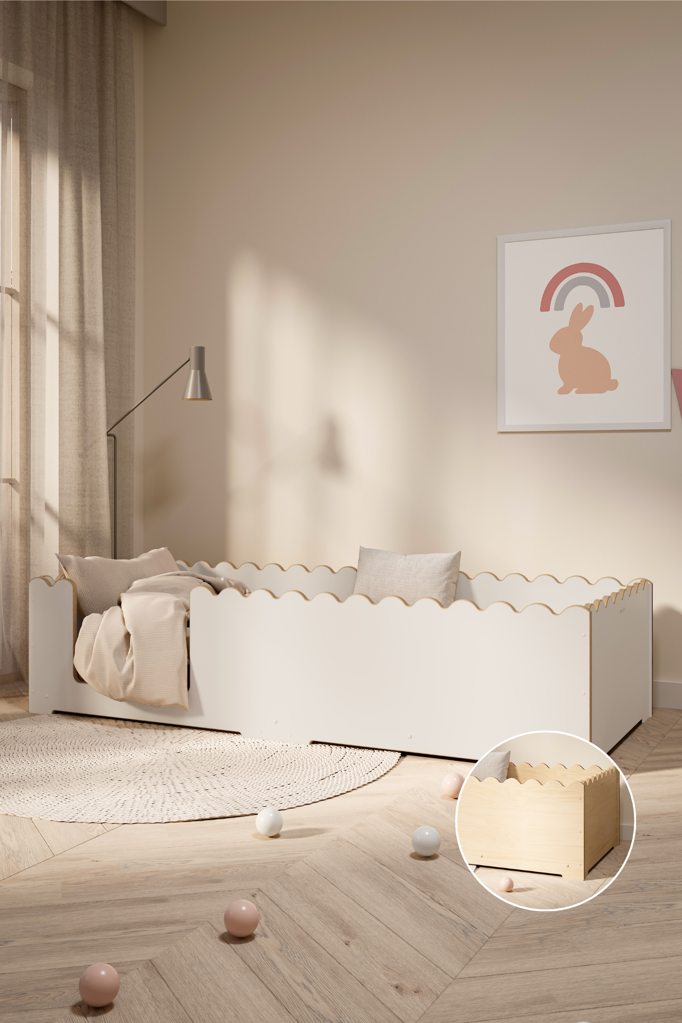 Lit Enfant Bubble 160 ou 180x80cm