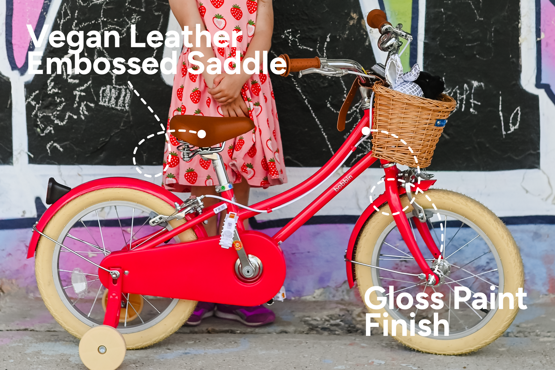 Vélo enfants d'apprentissage 4-6 ans 16" Gingersnap