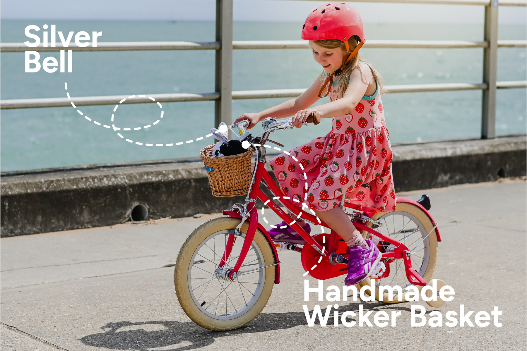 Vélo enfants d'apprentissage 4-6 ans 16" Gingersnap