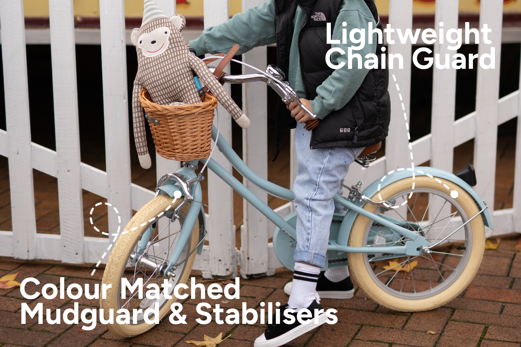 Vélo enfants d'apprentissage 4-6 ans 16" Gingersnap