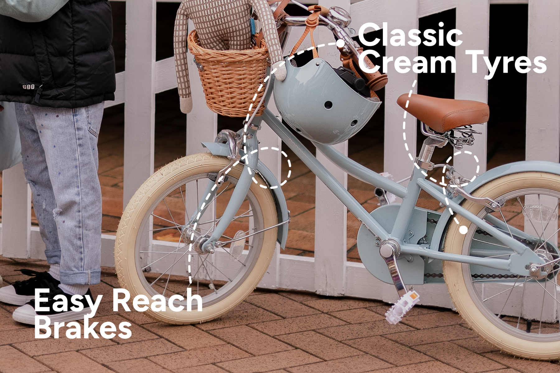 Vélo enfants d'apprentissage 4-6 ans 16" Gingersnap