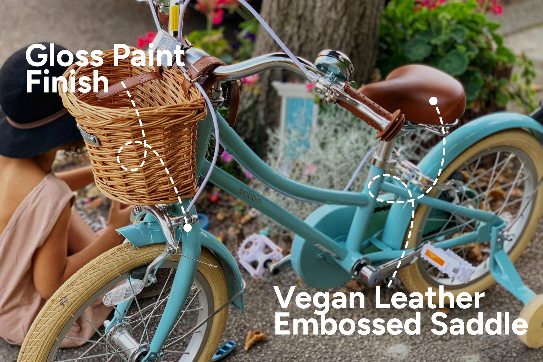 Vélo enfants d'apprentissage 4-6 ans 16" Gingersnap