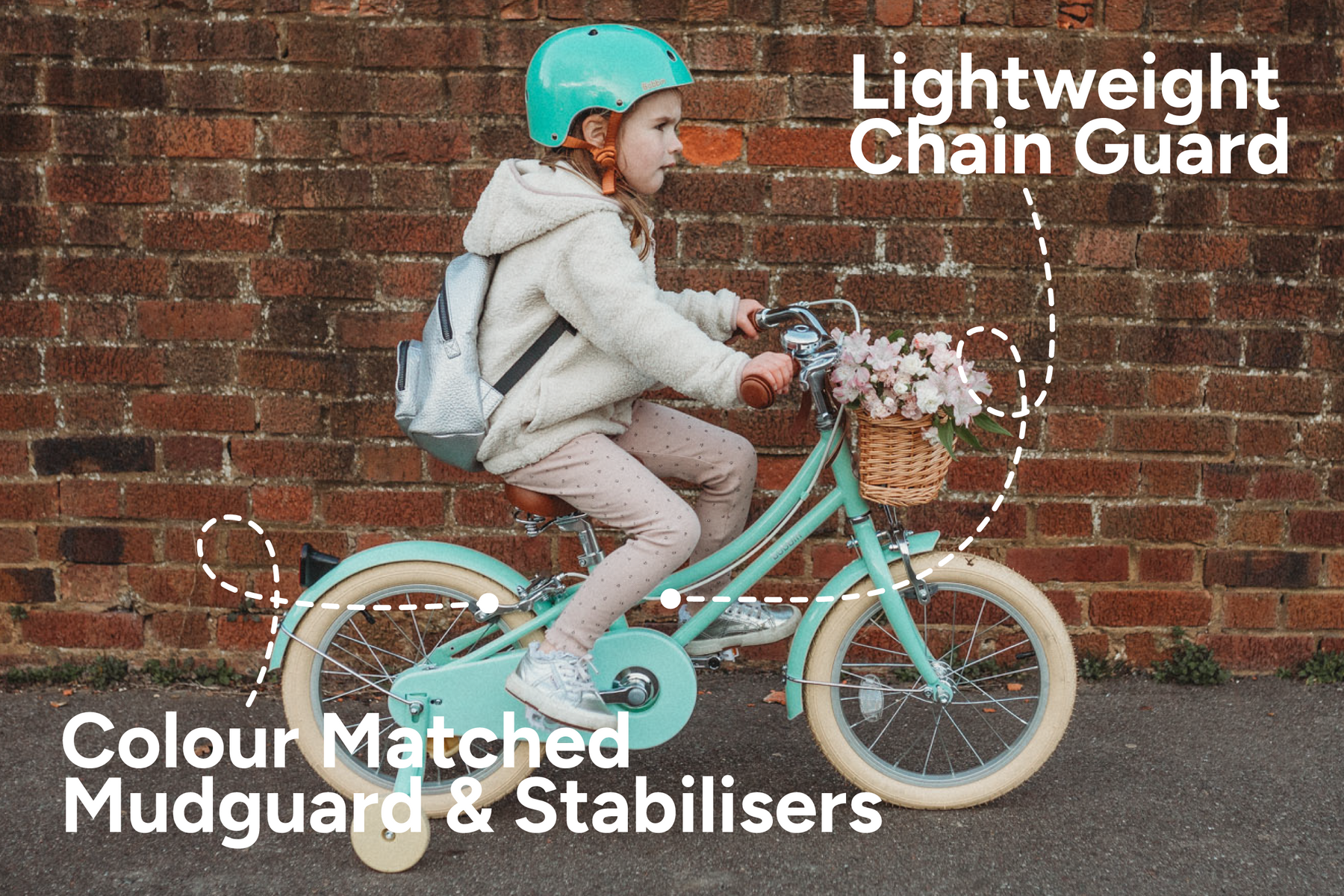 Vélo enfants d'apprentissage 4-6 ans 16" Gingersnap