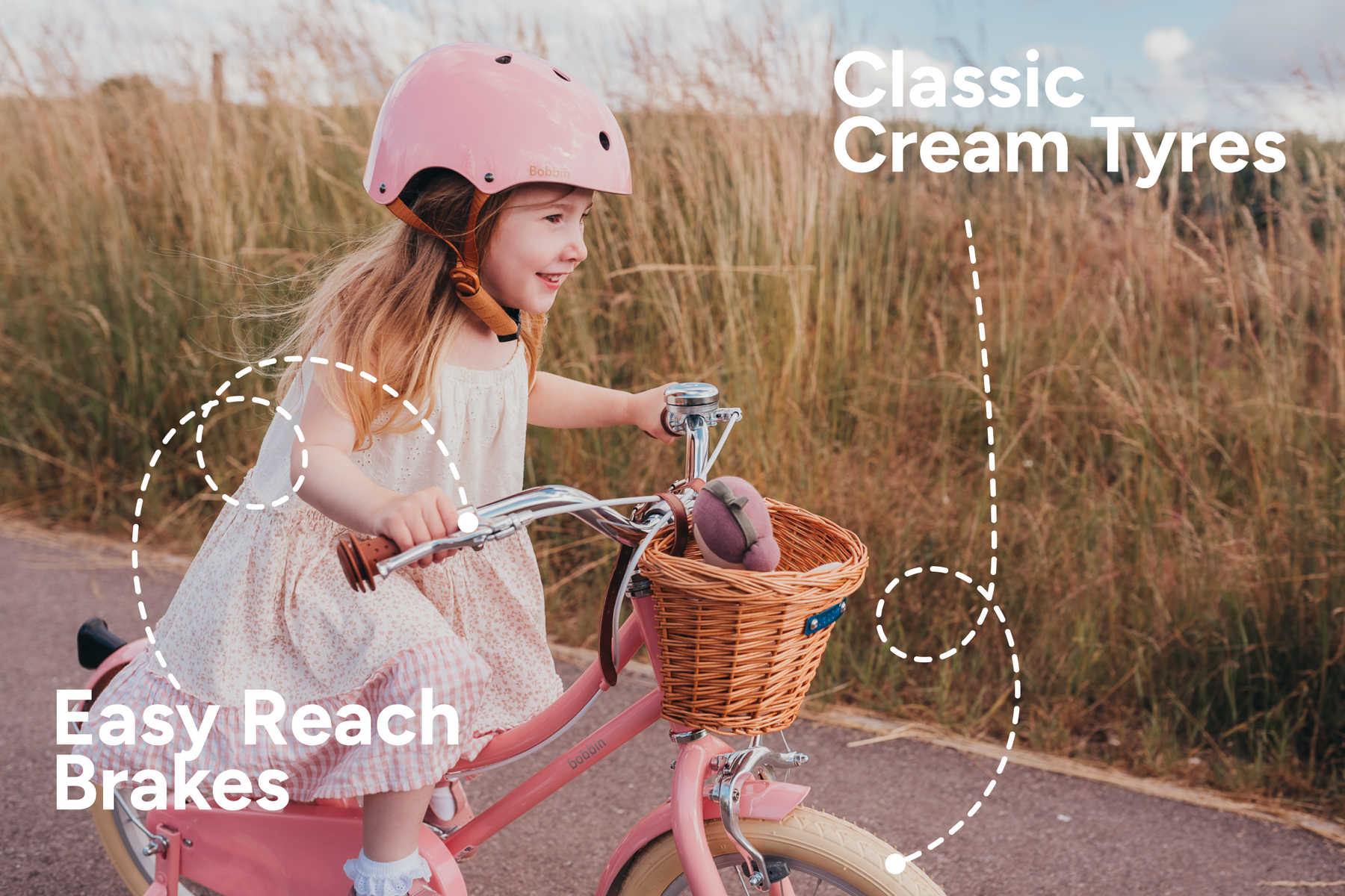 Vélo enfants d'apprentissage 4-6 ans 16" Gingersnap