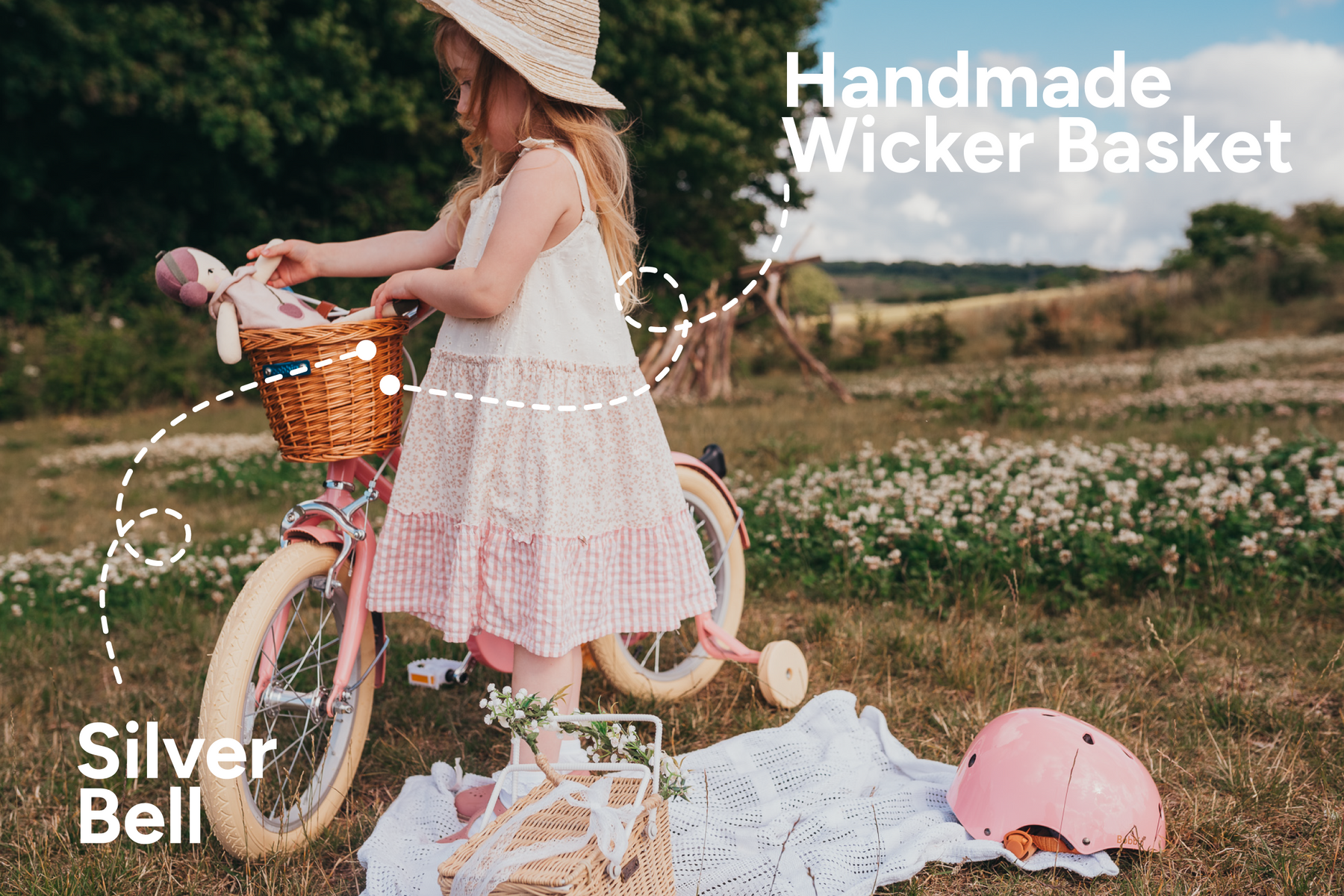 Vélo enfants d'apprentissage 4-6 ans 16" Gingersnap