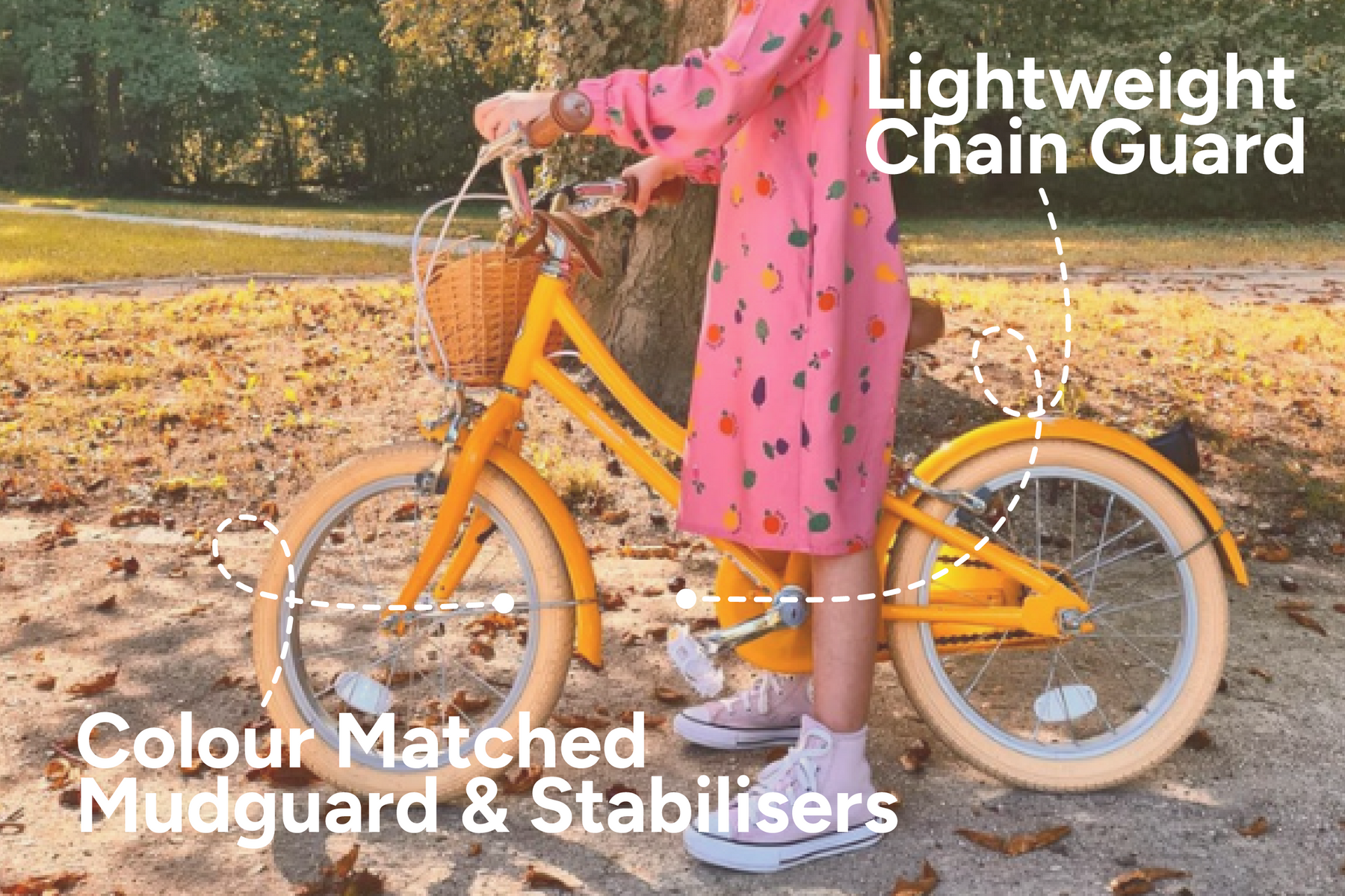 Vélo enfants d'apprentissage 4-6 ans 16" Gingersnap