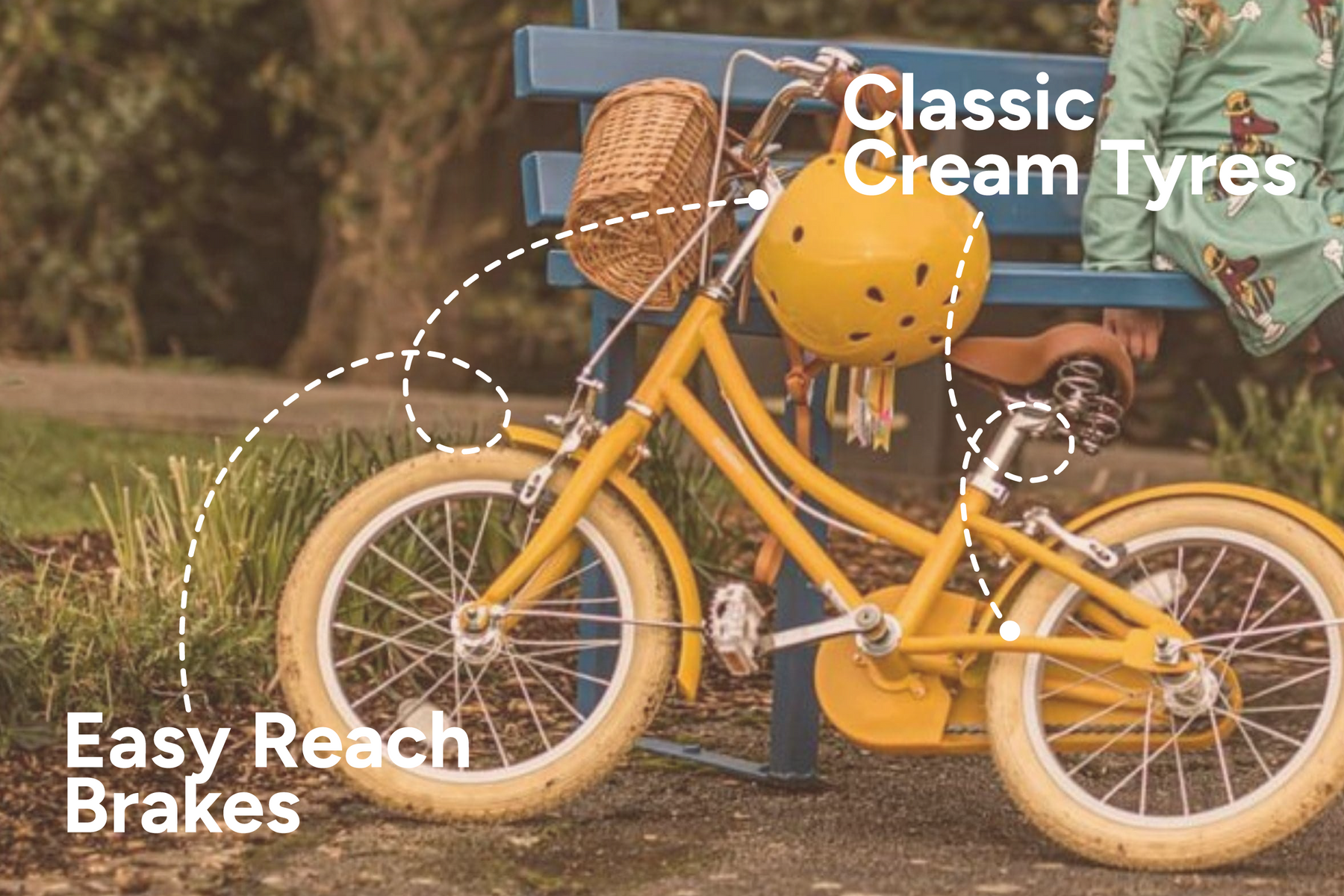 Vélo enfants d'apprentissage 4-6 ans 16" Gingersnap