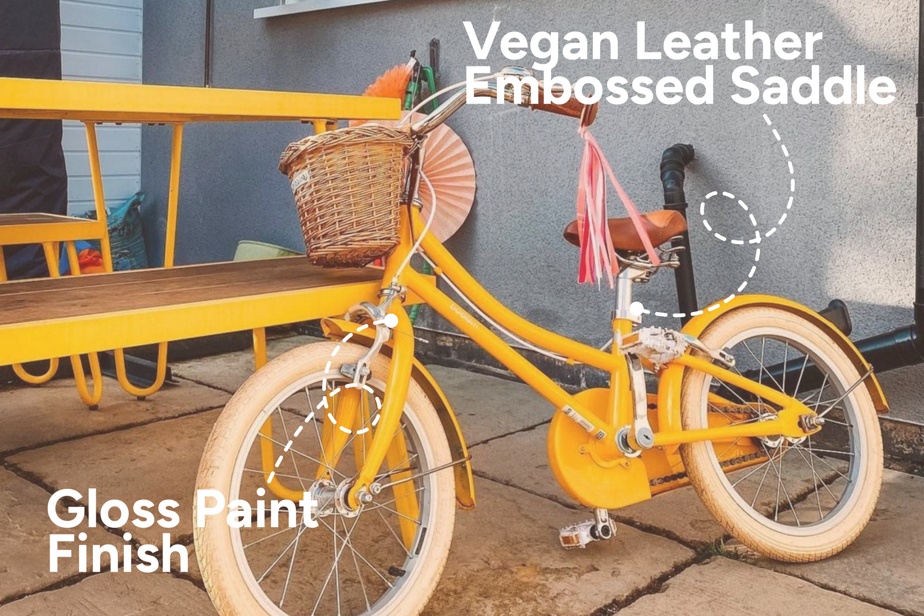 Vélo enfants d'apprentissage 4-6 ans 16" Gingersnap