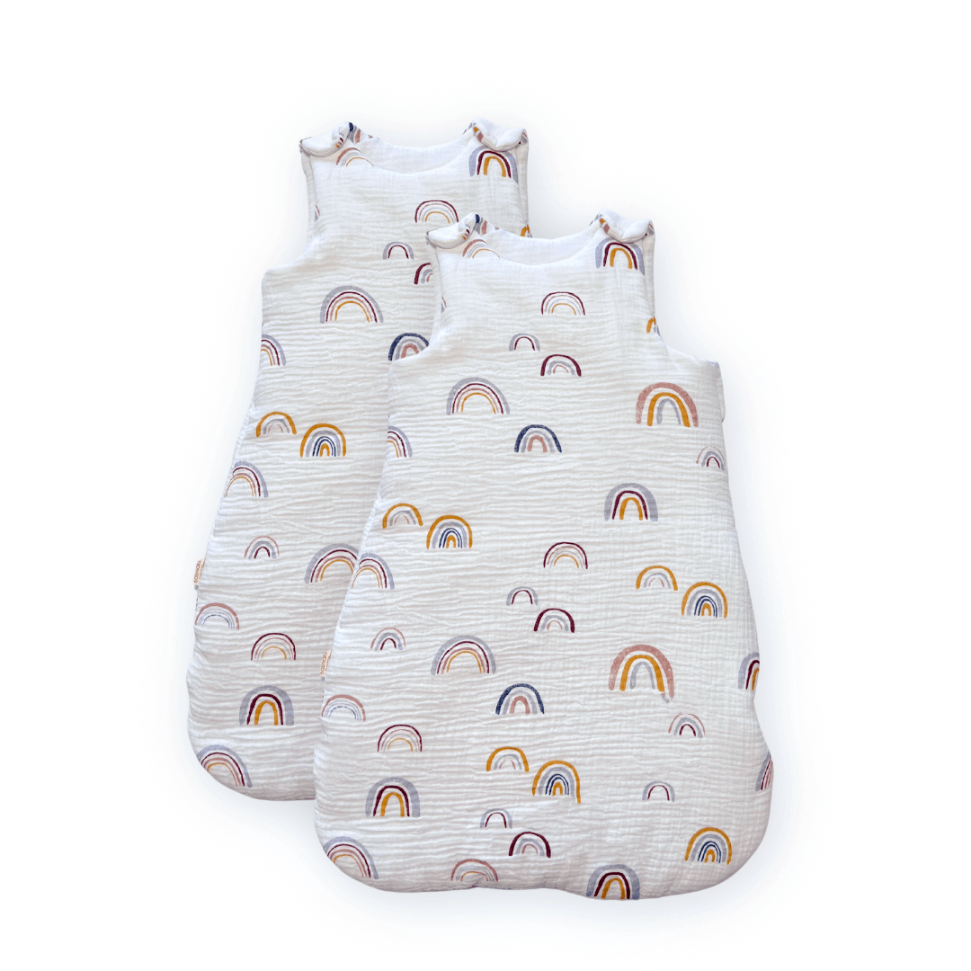 Gigoteuse double gaze de coton GOTS Rainbow 0/6 mois Babykare - Baby & Toddler Sleepwear par Babykare