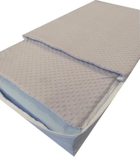 Kit couchage complet pliant valisette 120x60x10 cm