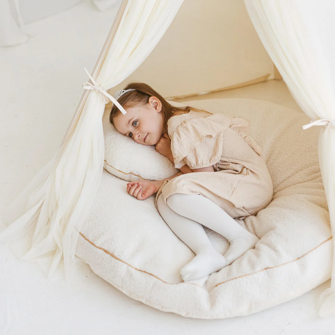 Coussin de sol bouclette Teddy