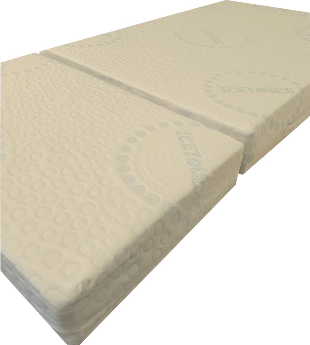 Matelas évolutif 90 x 140 x 15 cm « tissu ice touch » + extension 90 x 50 x 15 cm