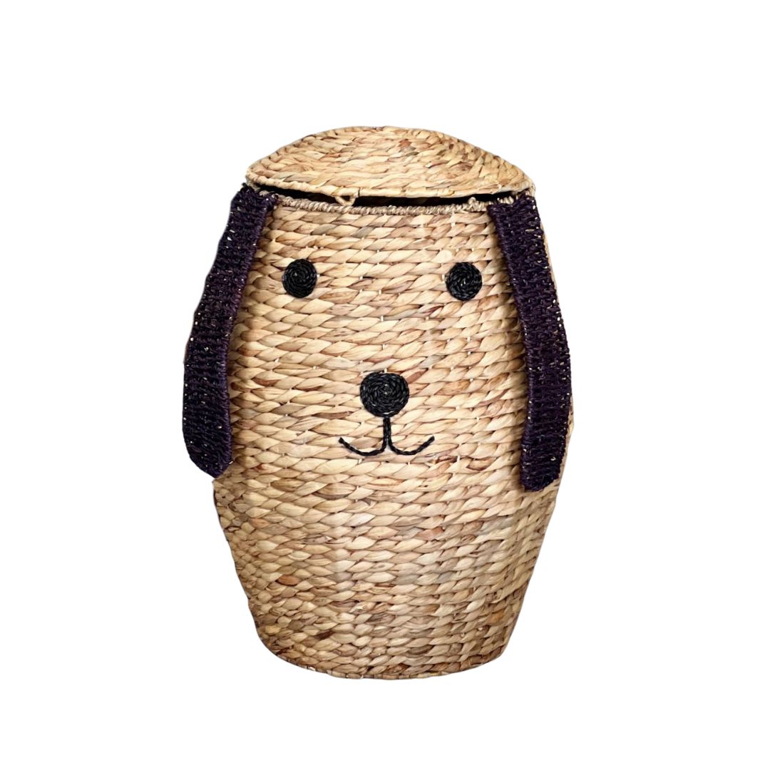 Panier en jacinthe d'eau naturel - Max le Chien