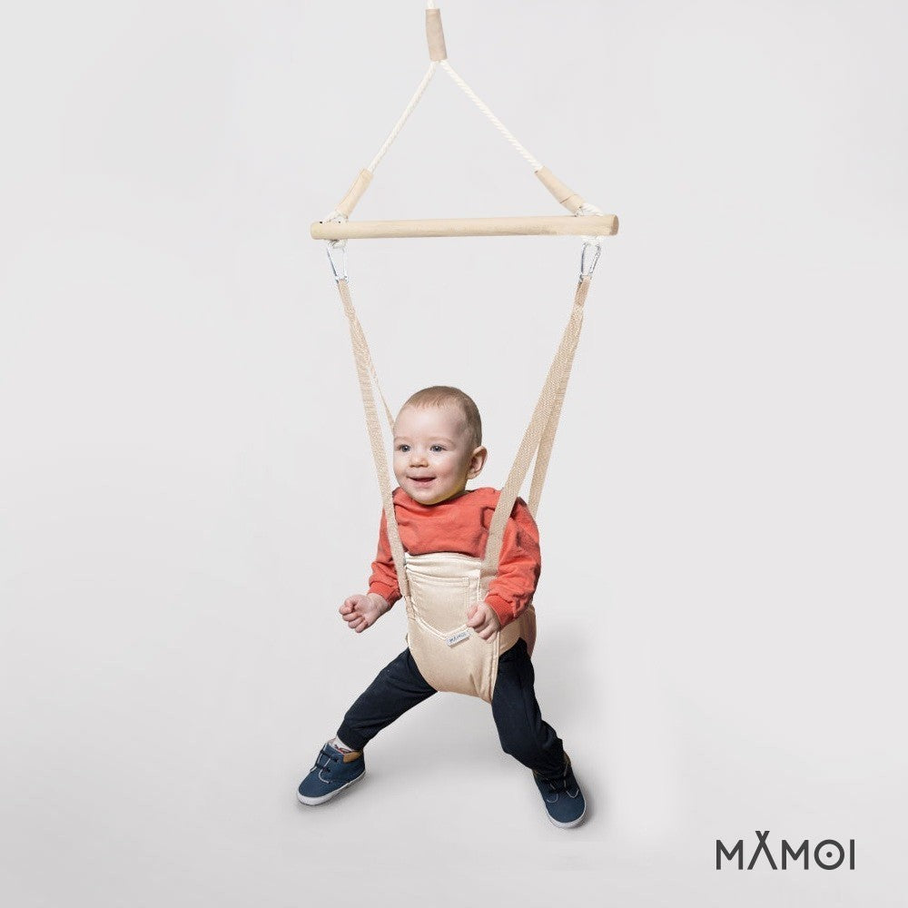 Balancelle suspendue bébé MAMOI Jumper (6- 24 mois) avec harnais et crochet