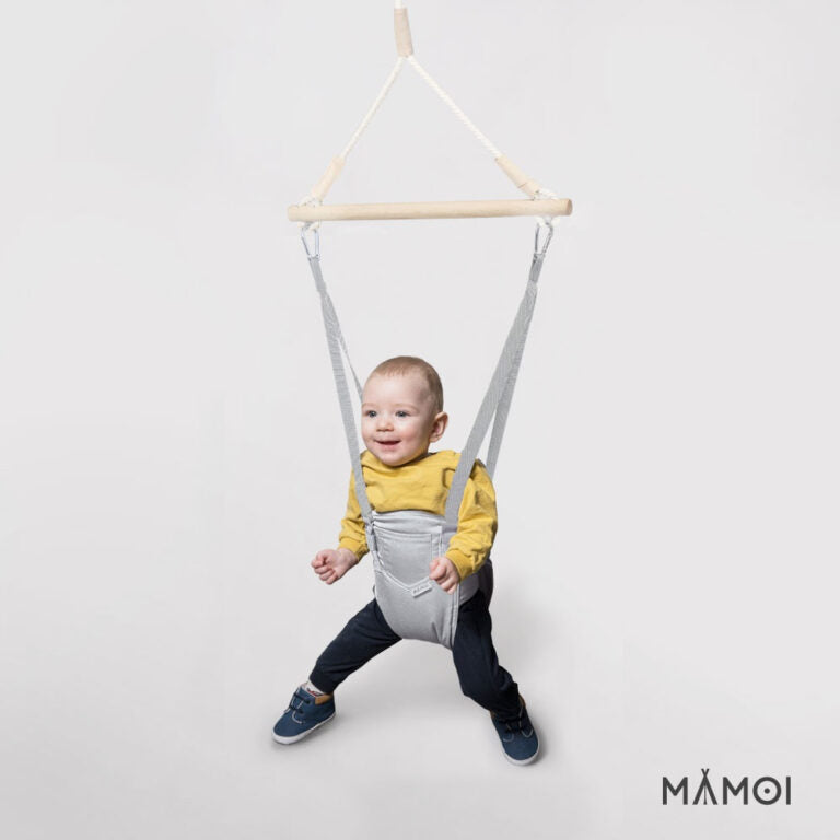 Balancelle suspendue bébé MAMOI Jumper (6- 24 mois) avec harnais et crochet