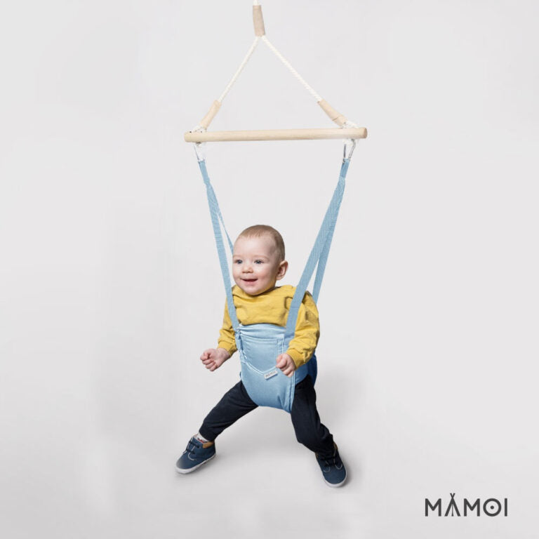 Balancelle suspendue bébé MAMOI Jumper (6- 24 mois) avec harnais et crochet