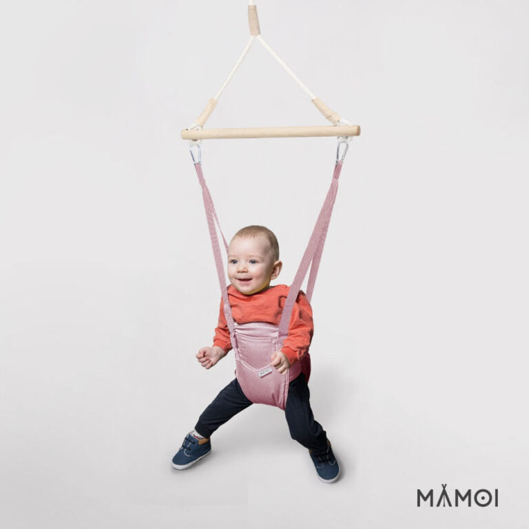 Balancelle suspendue bébé MAMOI Jumper (6- 24 mois) avec harnais et crochet