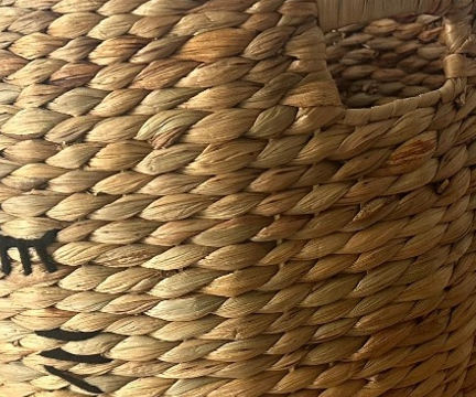 Panier en fibre végétal naturel chat - Kitty N&D