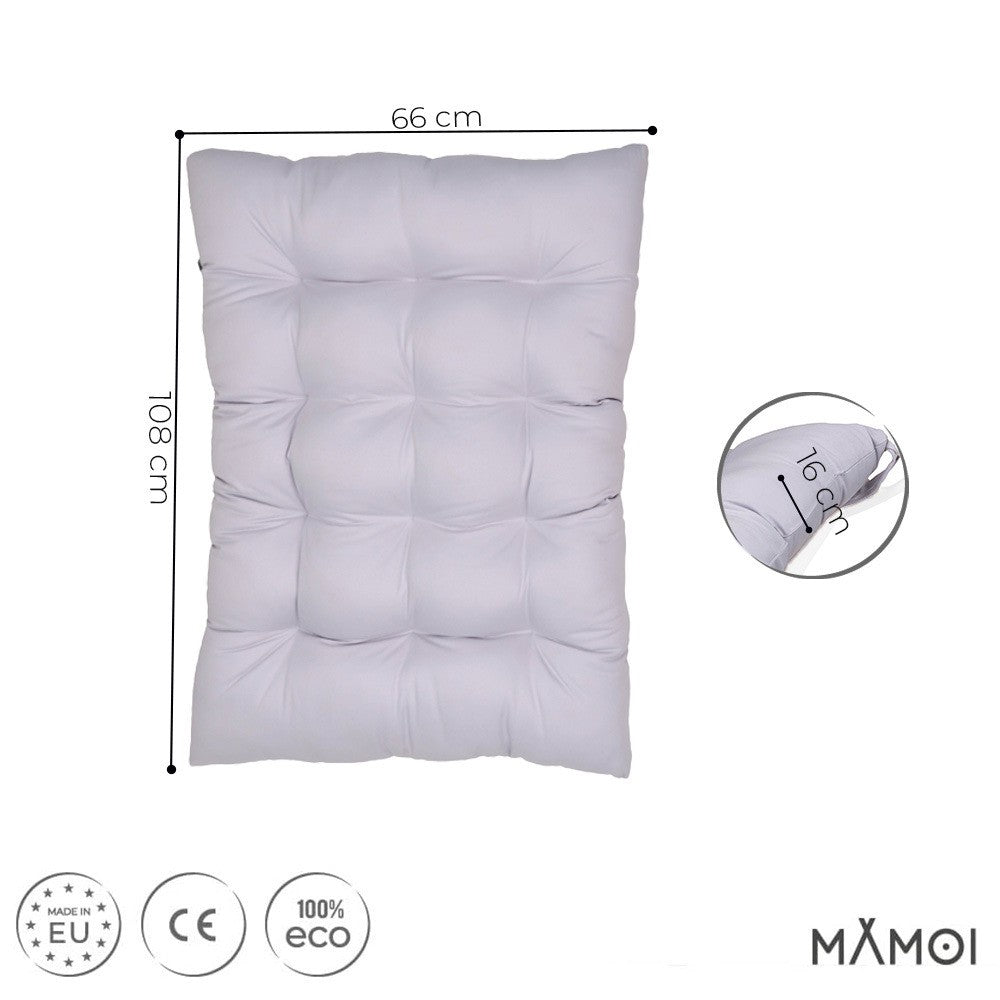 Bascule Montessori 2-en-1 MAMOI avec coussin – Arche de Pikler & bascule en bois pliable