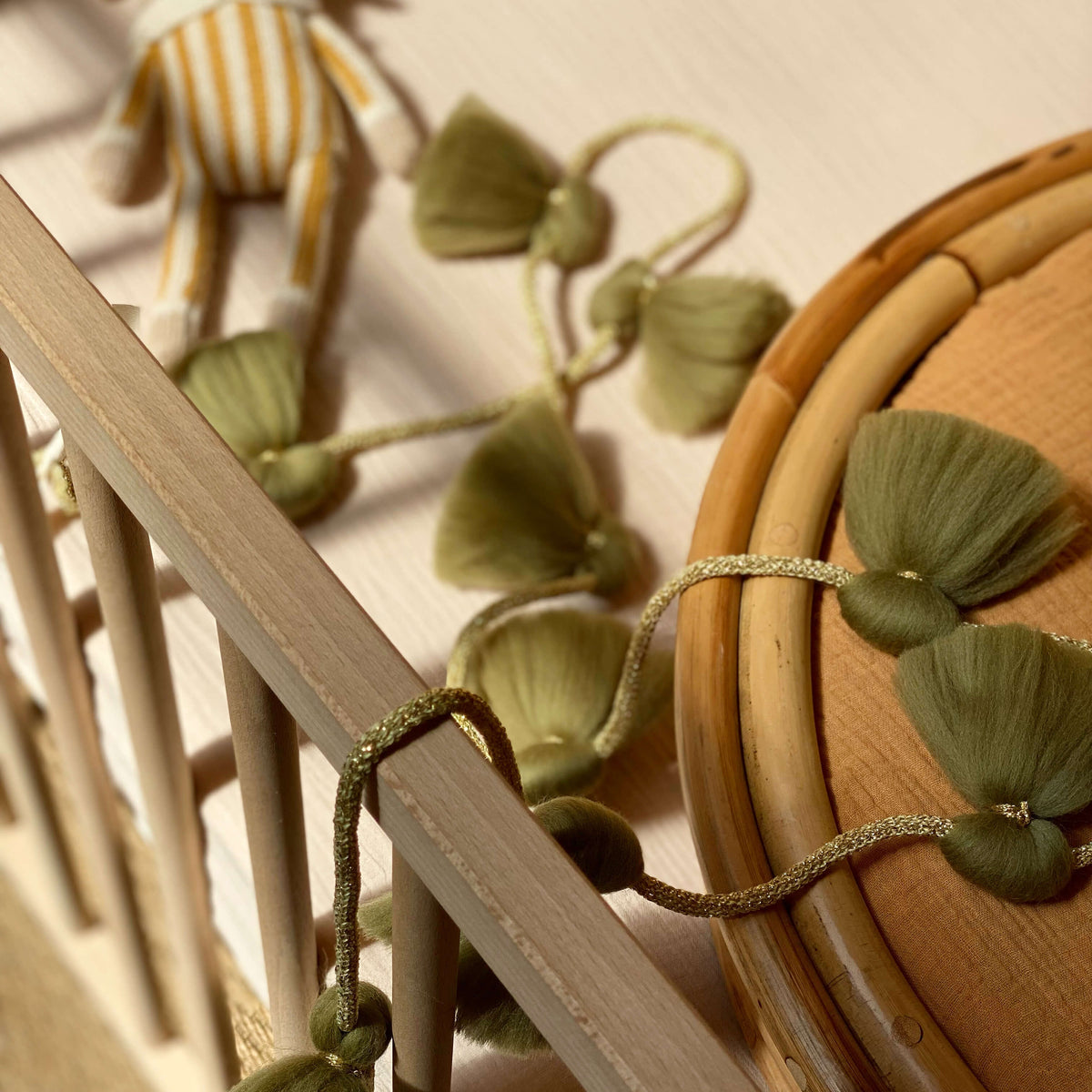 Guirlande 2 mètres cordon doré Birth Atelier - Wreaths & Garlands par Birth Atelier