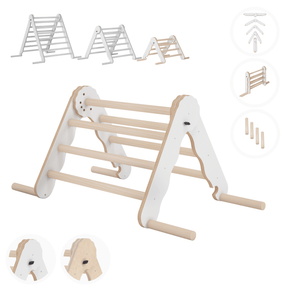 Triangle de Pikler bois - jouet de motricité intérieur enfant MAMOI