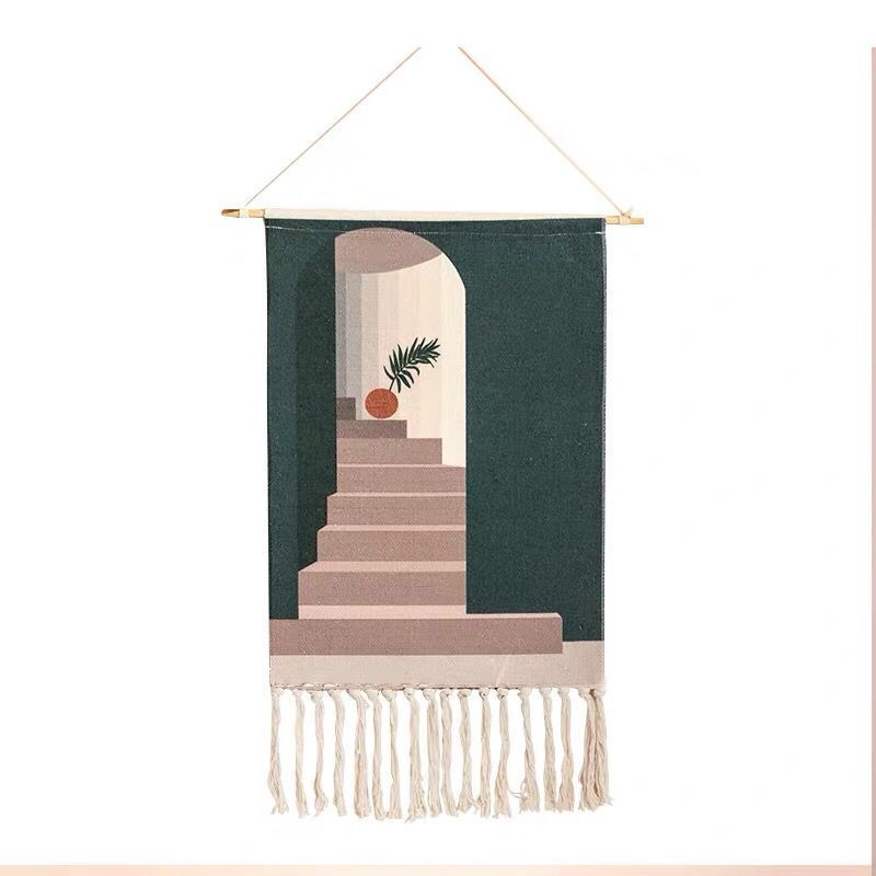 Tapis Mural Tissé à la Main