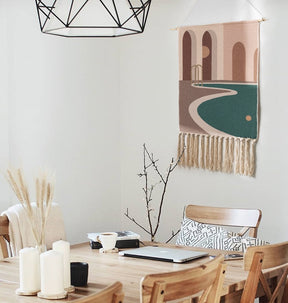 Tapis Mural Tissé à la Main