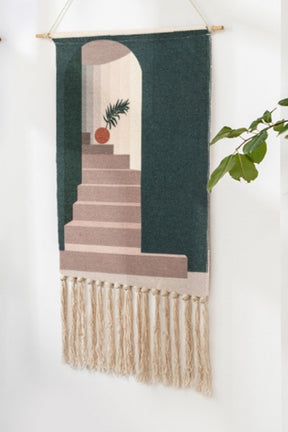 Tapis Mural Tissé à la Main