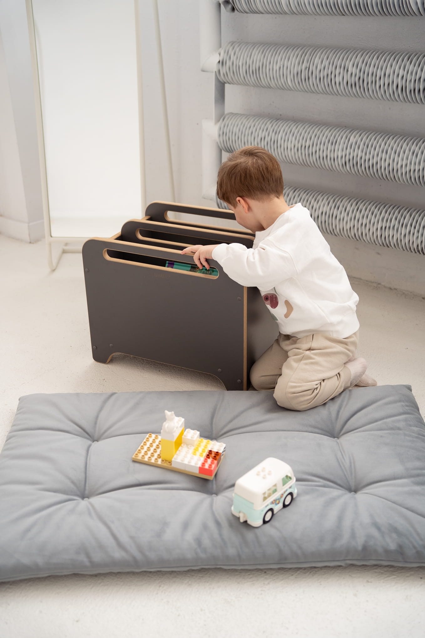 Coffre à Jouets et Livres sur Roulettes BIG-BOX