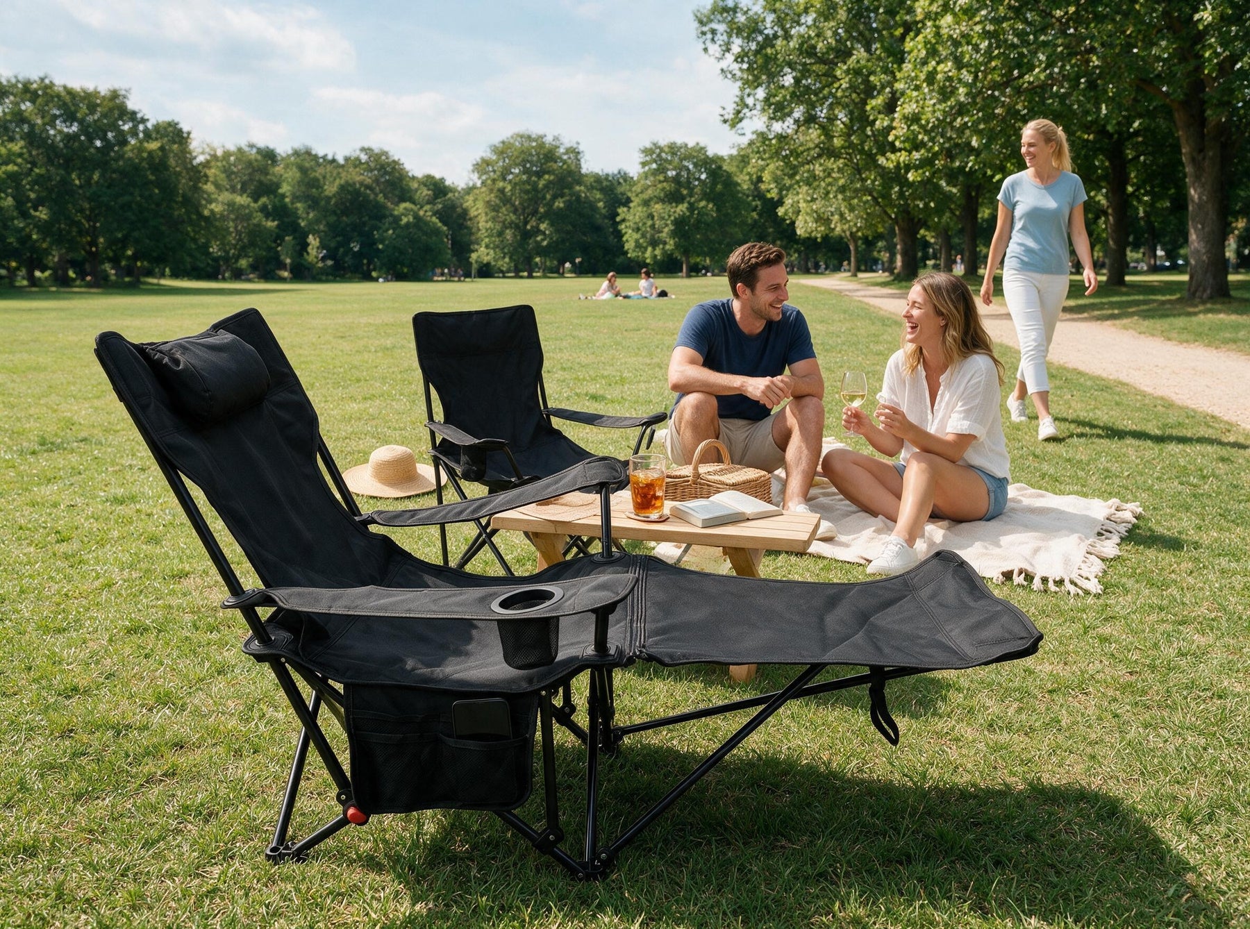 Fauteuil de Camping Inclinable et relaxant