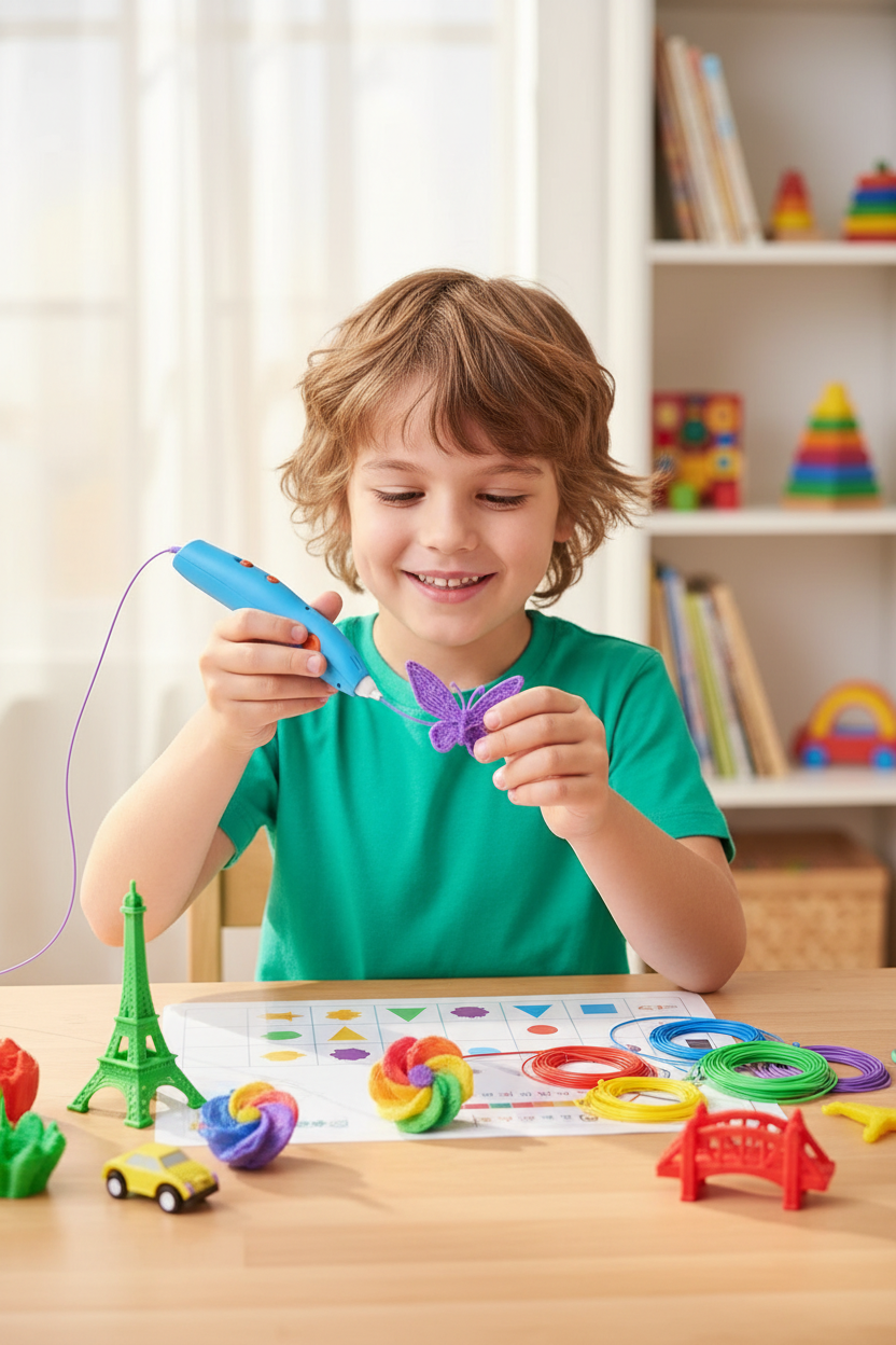 Stylo 3D Basse Température pour Enfant – Dès 6 ans