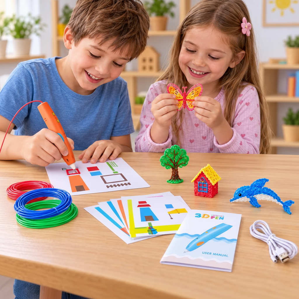 Stylo 3D Basse Température pour Enfant – Dès 6 ans