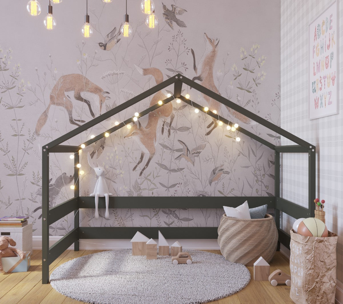 Maisonette de jeu en bois pour enfant intérieur YappyHytte PlayHouse