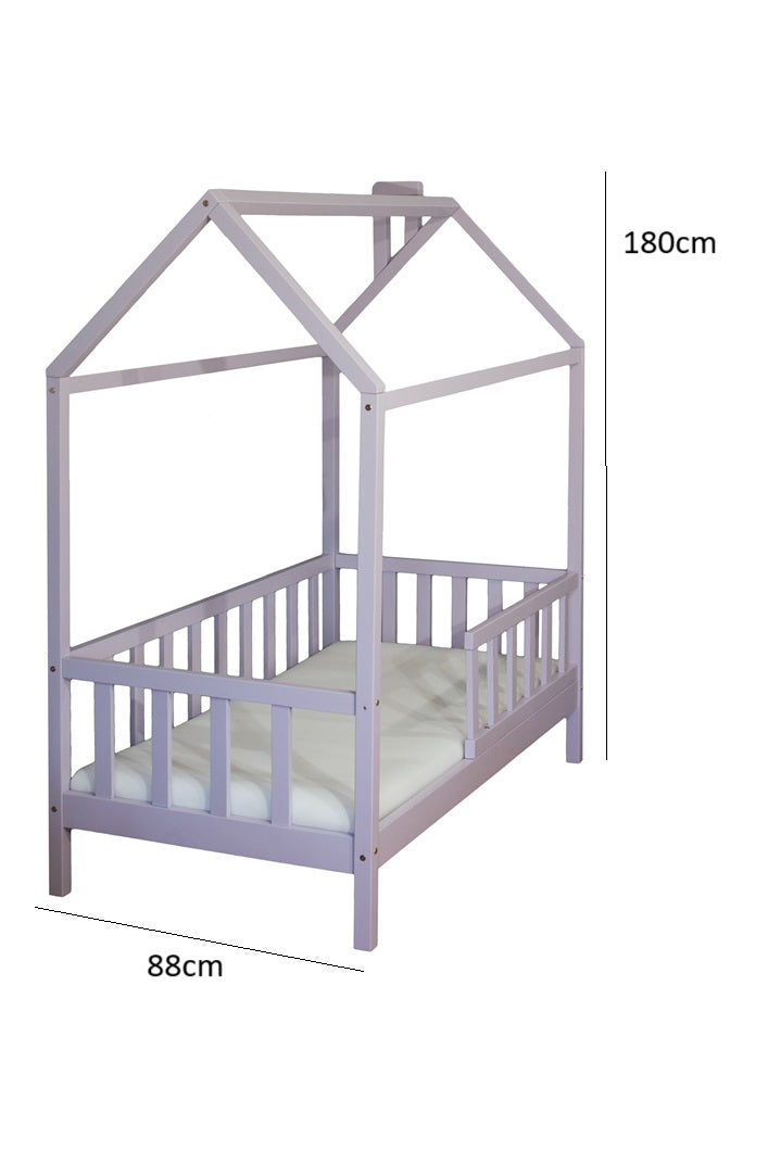 Lit cabane enfant en bois 80x160