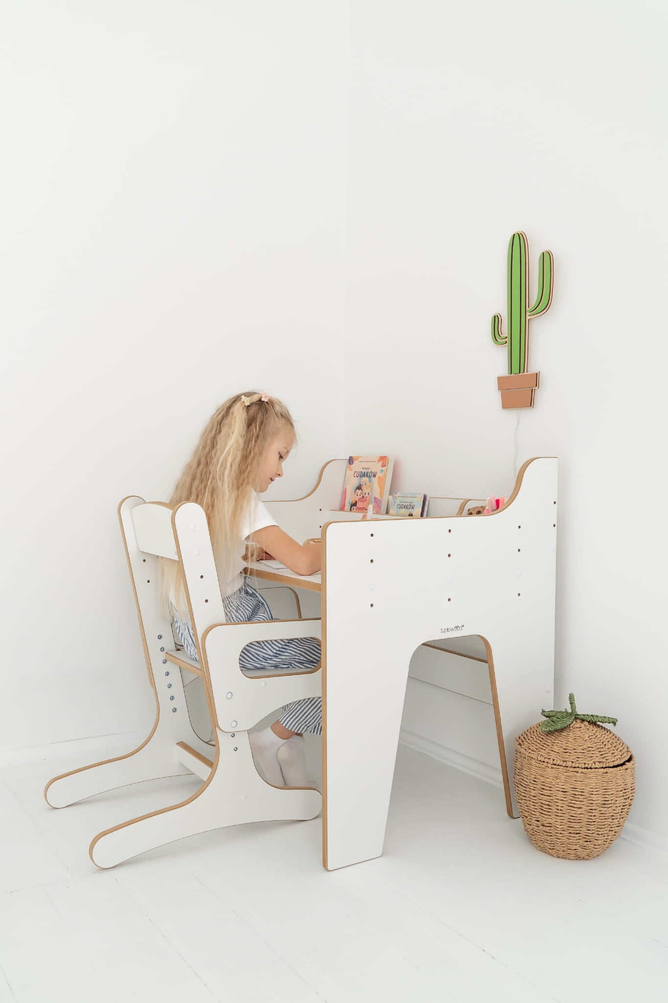 Bureau et Chaise Réglables pour Enfant