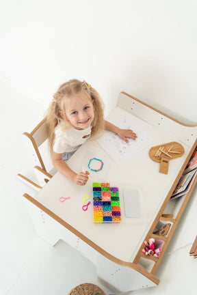 Bureau et Chaise Réglables pour Enfant