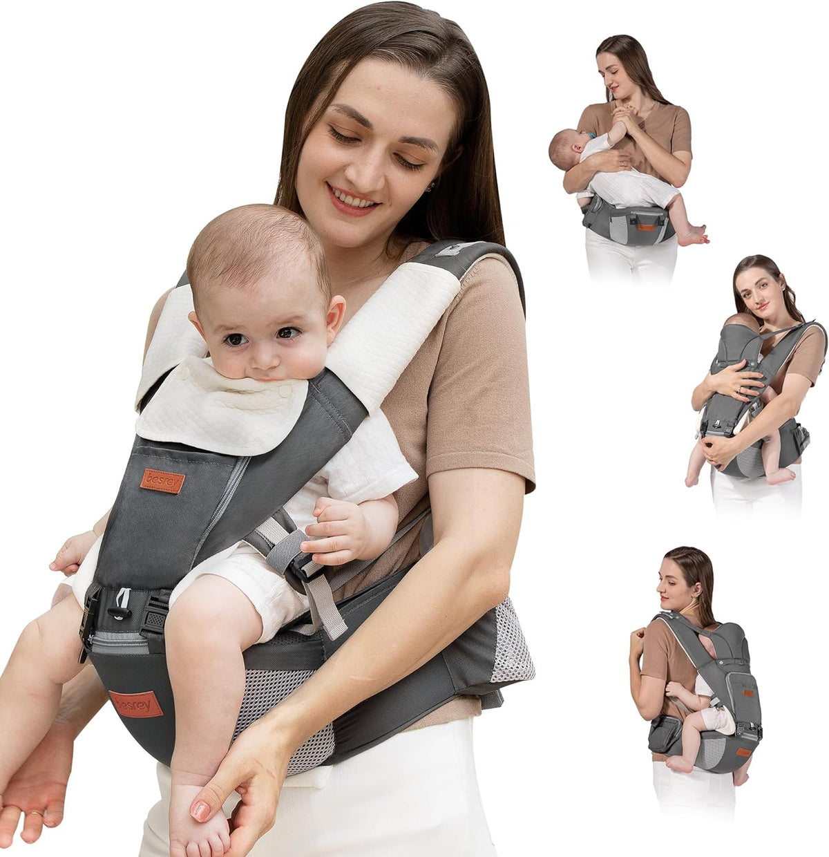 Porte bébé 4-en-1 de 3 à 36 mois