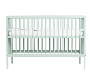 Mini Lit Bébé à barreaux 60x120cm sommier réglable