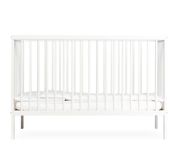 Mini Lit Bébé à barreaux 60x120cm sommier réglable