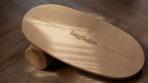 Planche d'Équilibre avec Rouleau en Liège