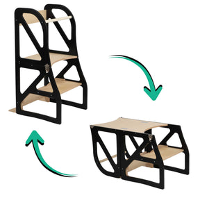 Tour d'observation Montessori 2-en-1 SecureStep