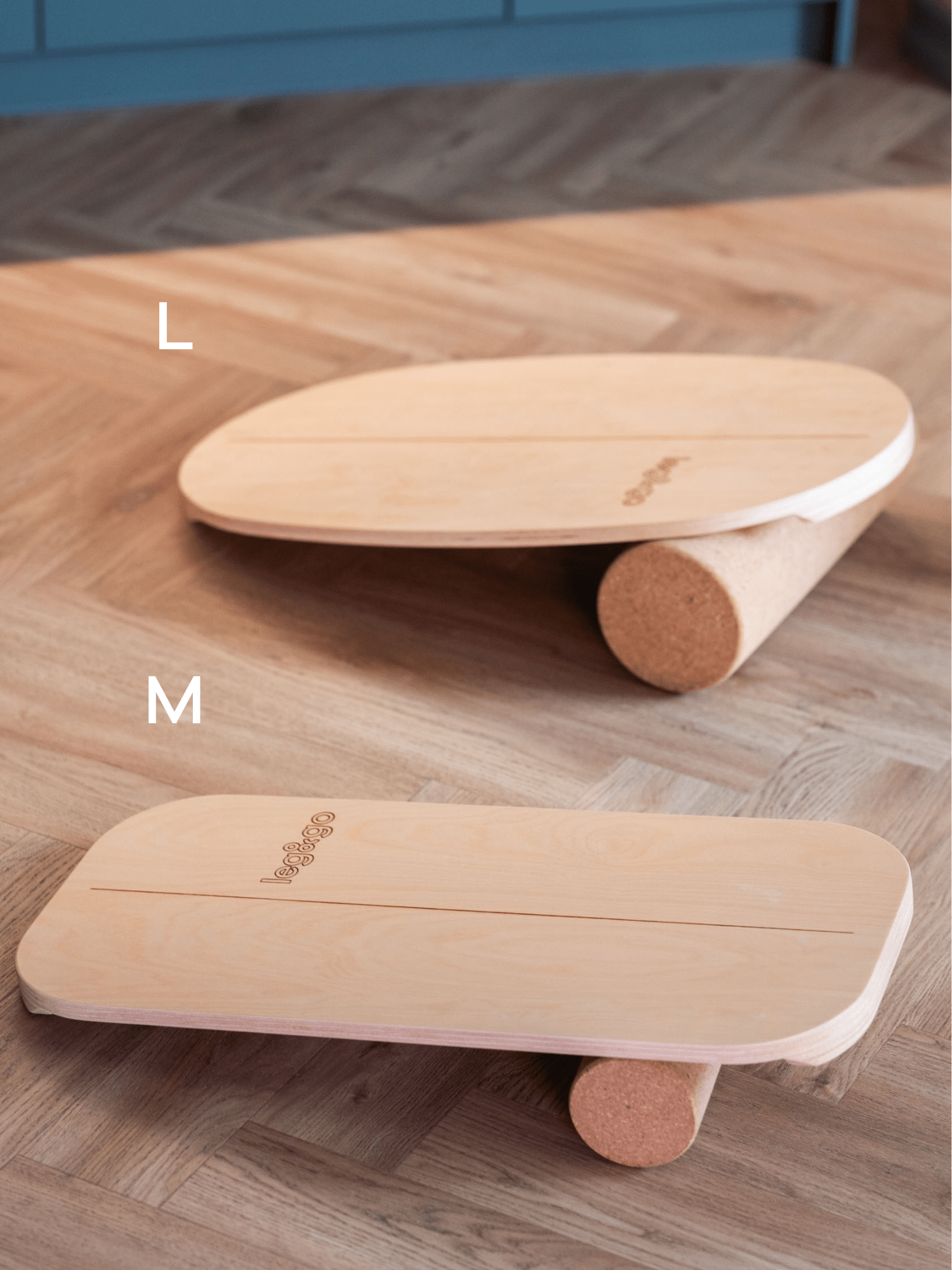 Planche d'Équilibre avec Rouleau en Liège