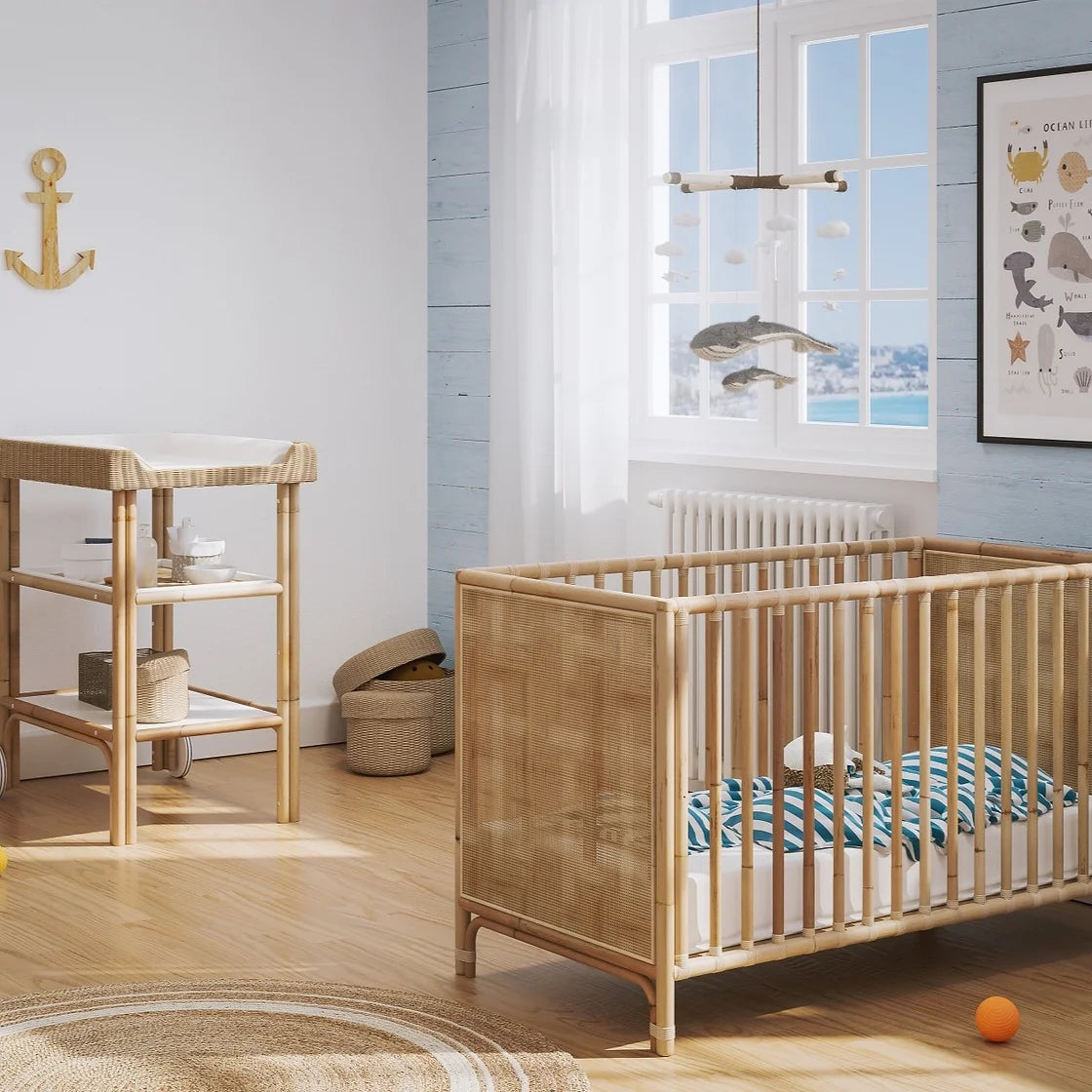 Chambre naissance Rotin Némo Théo Bébé - Baby & Toddler Furniture Sets par Théo Bébé