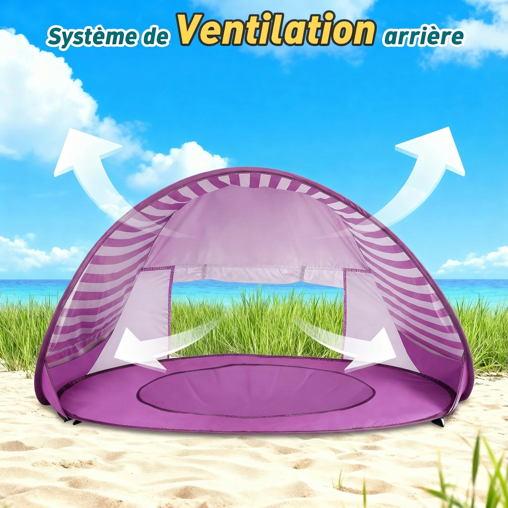 Tente de Plage Bébé avec Mini Piscine