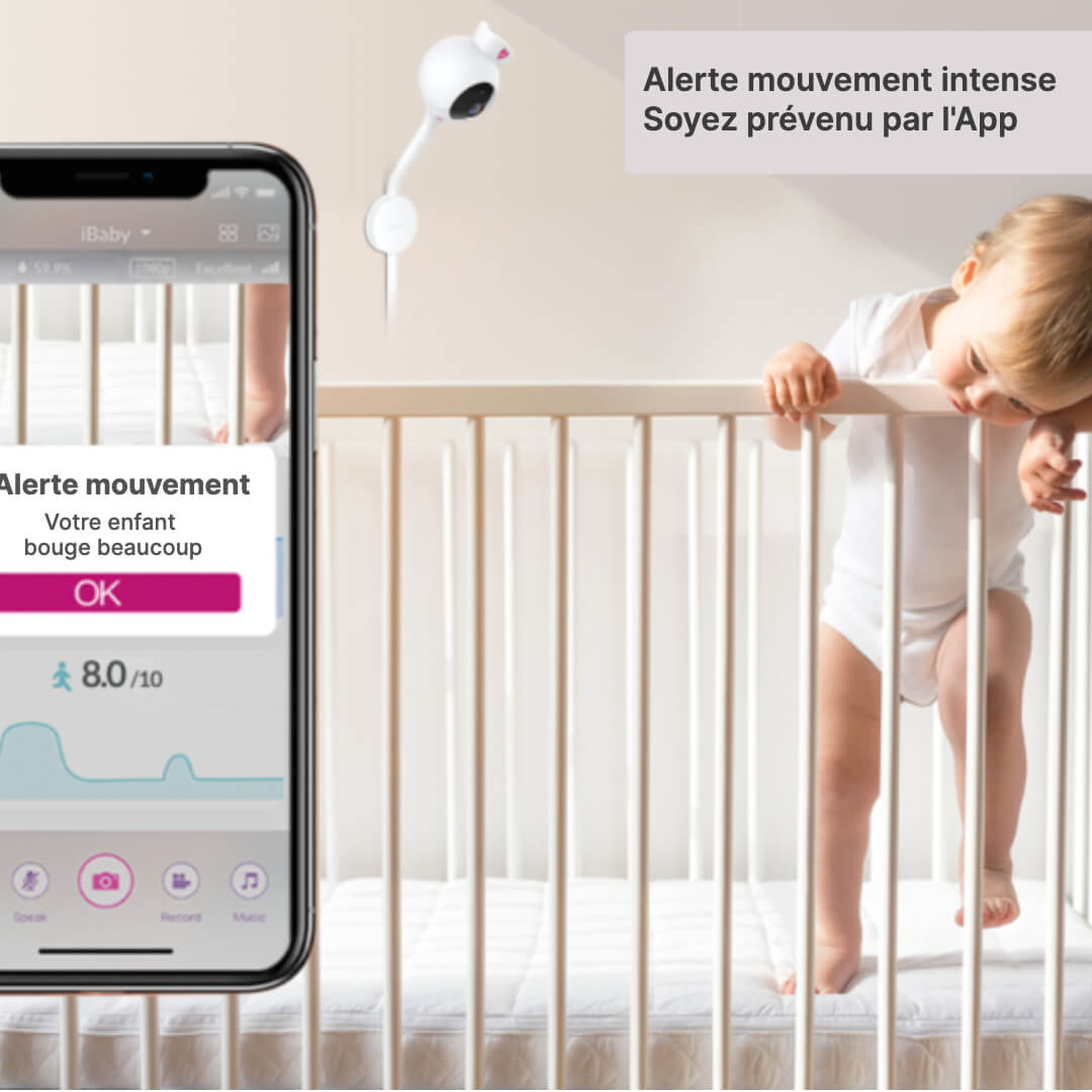 Smart Babyphone iBaby i2 avec détection respiration et mouvement - Baby Monitors par iBaby