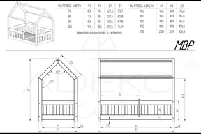 Lit enfant cabane MBP Mila